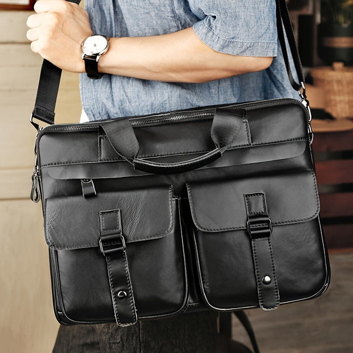 Leo | Große Kapazität Crossbody Messenger Laptoptasche