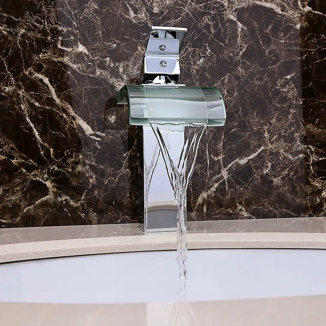  Badezimmerhahn - elegantes Wasserfalldesign für ruhige Wasserströme-4