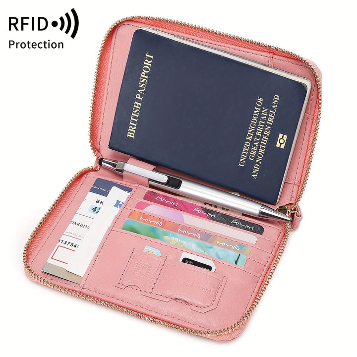 Ultimatives RFID-blockierendes Reiseportemonnaie mit Diebstahlschutz