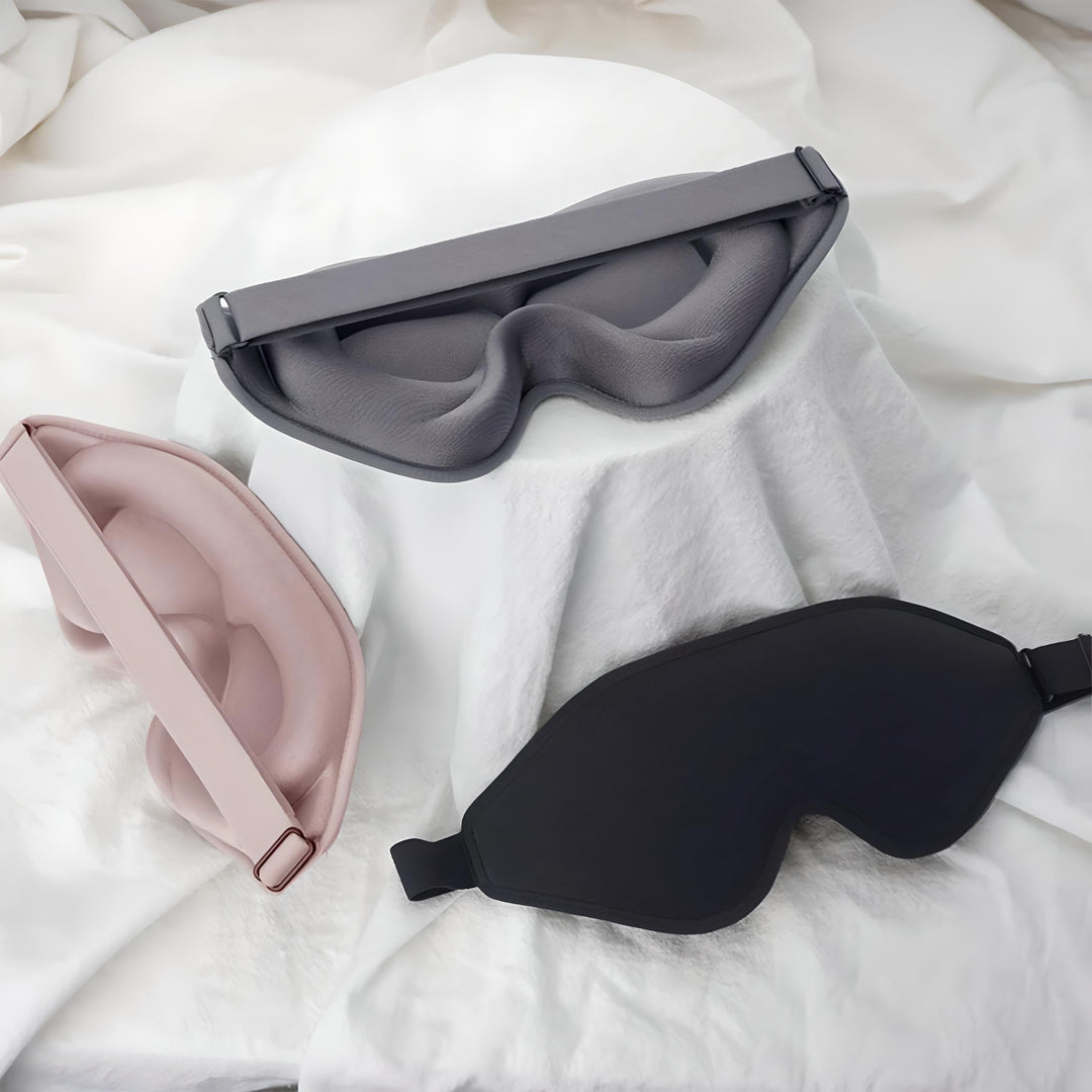 Traumhafte Reise | Luxuriöse Memory-Schaum Schlafmaske für unterwegs