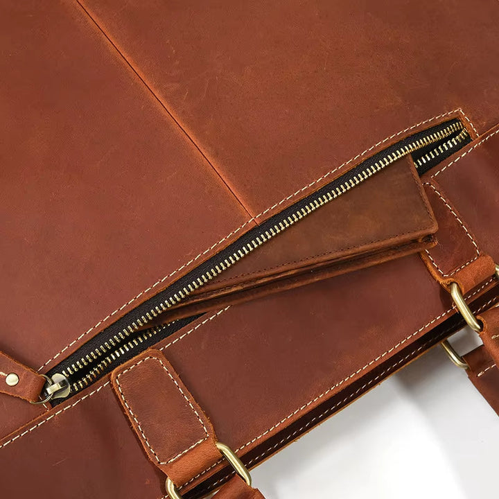 Jack | Herren Vintage Leder Reise Crossbody Messenger Handtasche