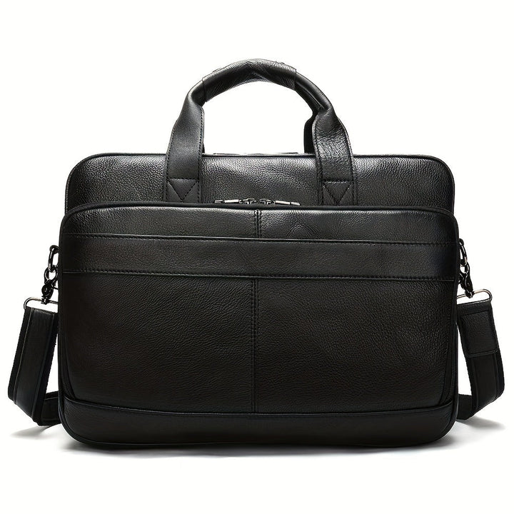 Dylan | Große Kapazität Leder Laptop Schultertasche