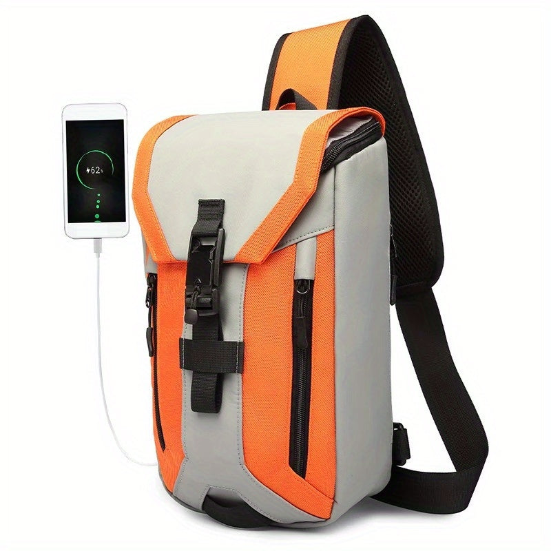 Max | Wasserdichte Schultertasche mit mehreren Fächern