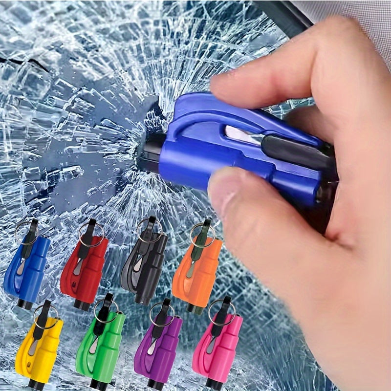 Kompakter Notfallsicherheit Hammer mit ergonomischem Griff - Fensterbrecher für schnelle Flucht im Auto, in mehreren Farben erhältlich-2