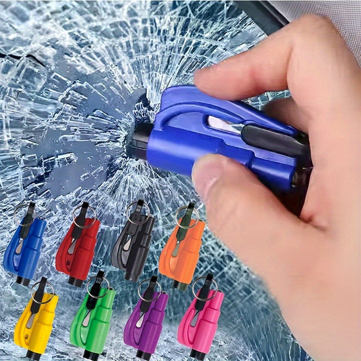 Kompakter Notfallsicherheit Hammer mit ergonomischem Griff - Fensterbrecher für schnelle Flucht im Auto, in mehreren Farben erhältlich-2