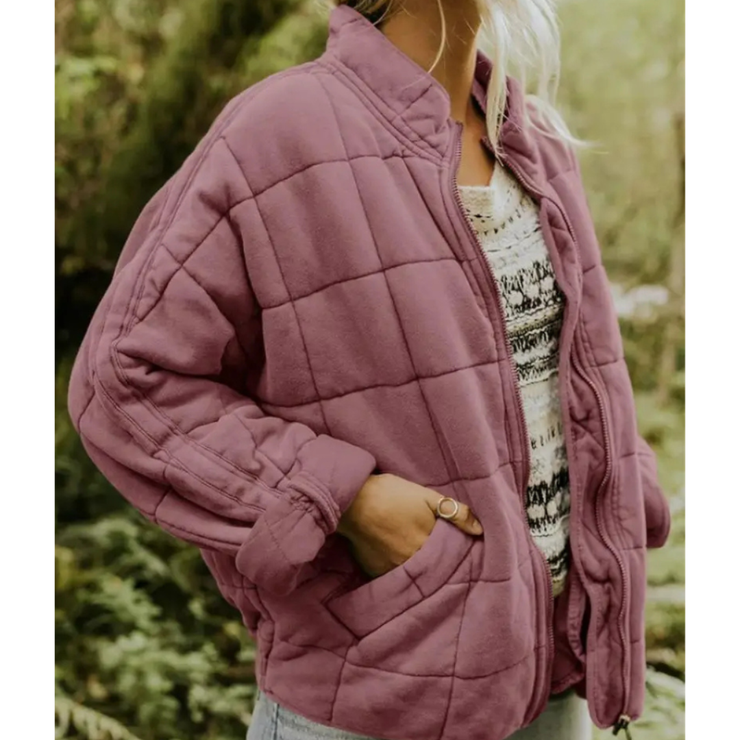 Angeline | Gemütliche Damen-Winterjacke mit Reißverschluss