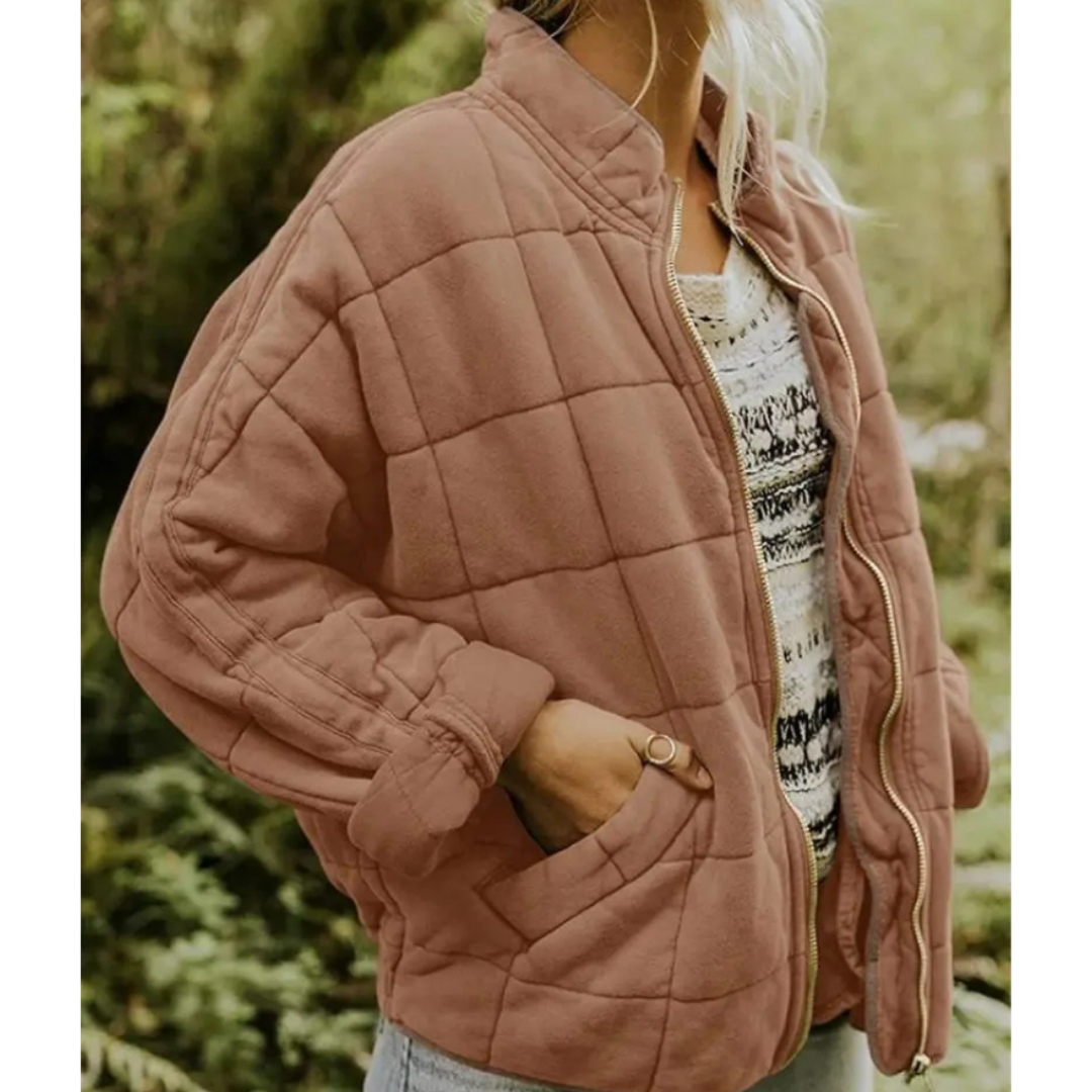 Angeline | Gemütliche Damen-Winterjacke mit Reißverschluss