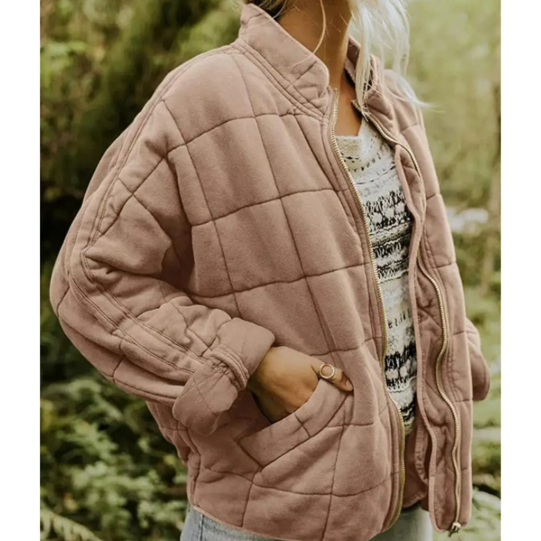 Angeline | Gemütliche Damen-Winterjacke mit Reißverschluss
