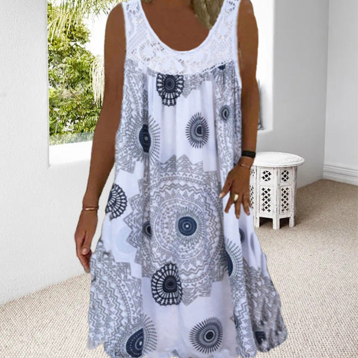 LEILANY | Ärmelloses Plus-Size Sommerkleid