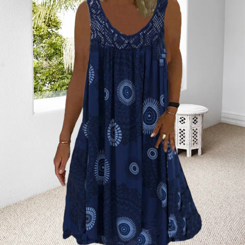 LEILANY | Ärmelloses Plus-Size Sommerkleid