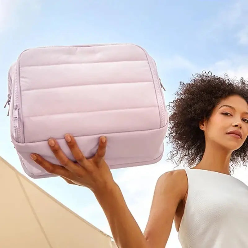 Victoria | Elegante und geräumige Reisetasche für Schönheitsutensilien
