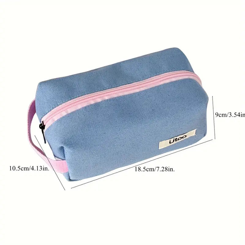 Marleigh | Canvas Kosmetik-Make-up Tasche