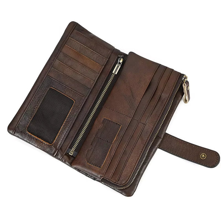 Hunter | Vintage Echtleder Reisetasche mit RFID-Schutz