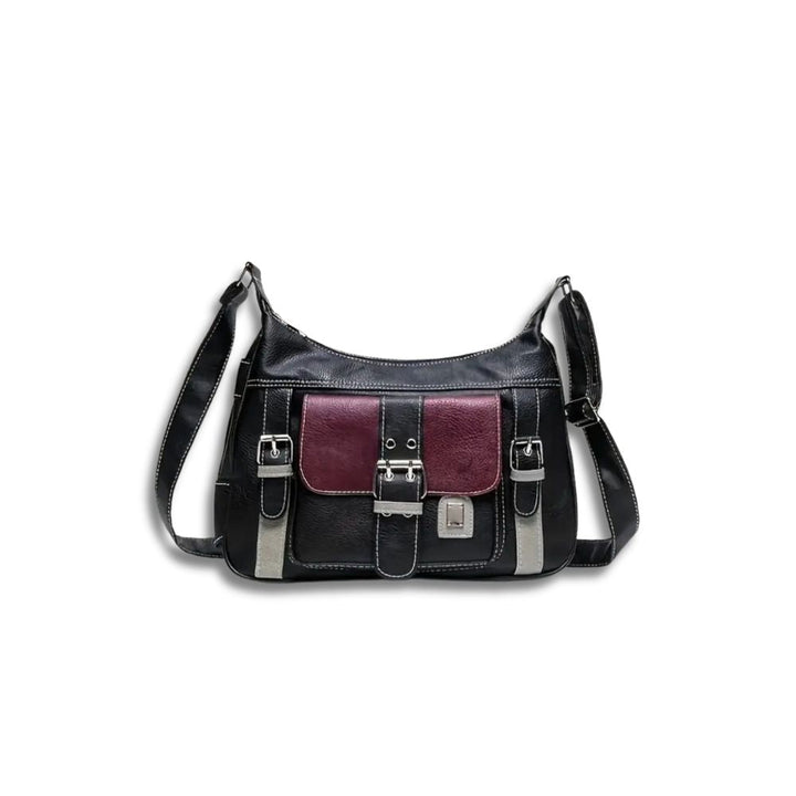 Leila | Vintage Veganes  Leder Damen Crossbody Handtasche