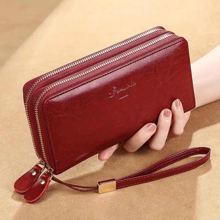 Naya | RFID Leder Telefon Tasche Clutch Reisebrieftasche