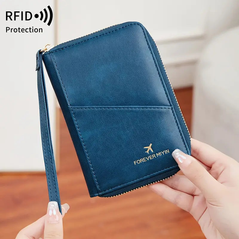 Ultimatives RFID-blockierendes Reiseportemonnaie mit Diebstahlschutz