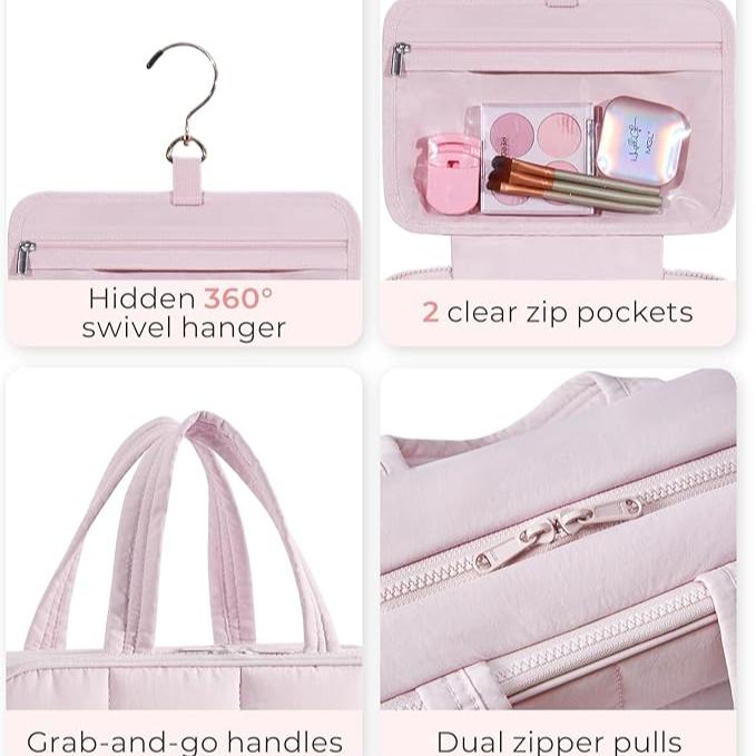 Kenia | Reisekosmetiktasche mit Makeup- und Toilettenartikeln sowie Schmuckorganisator