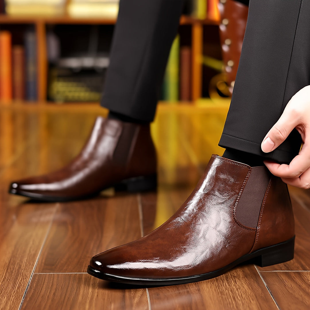 SEAN | Stylische Schnürschuhe mit spitzer Zehenpartie für Herren
