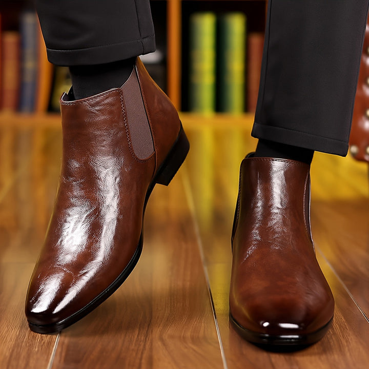 SEAN | Stylische Schnürschuhe mit spitzer Zehenpartie für Herren
