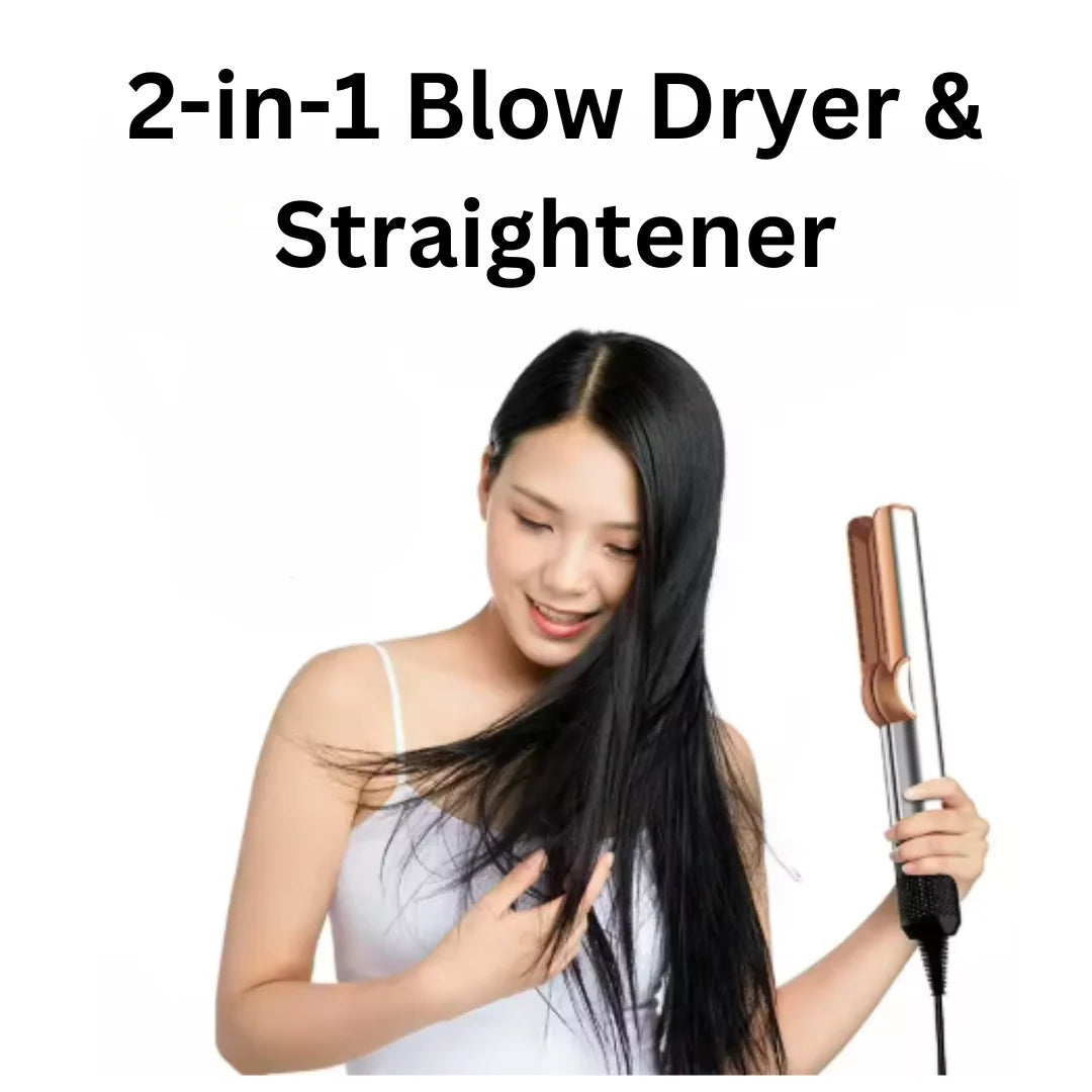 2-in-1 Haartrockner & Glätteisen mit benutzerdefinierbaren Temperatureinstellungen 5