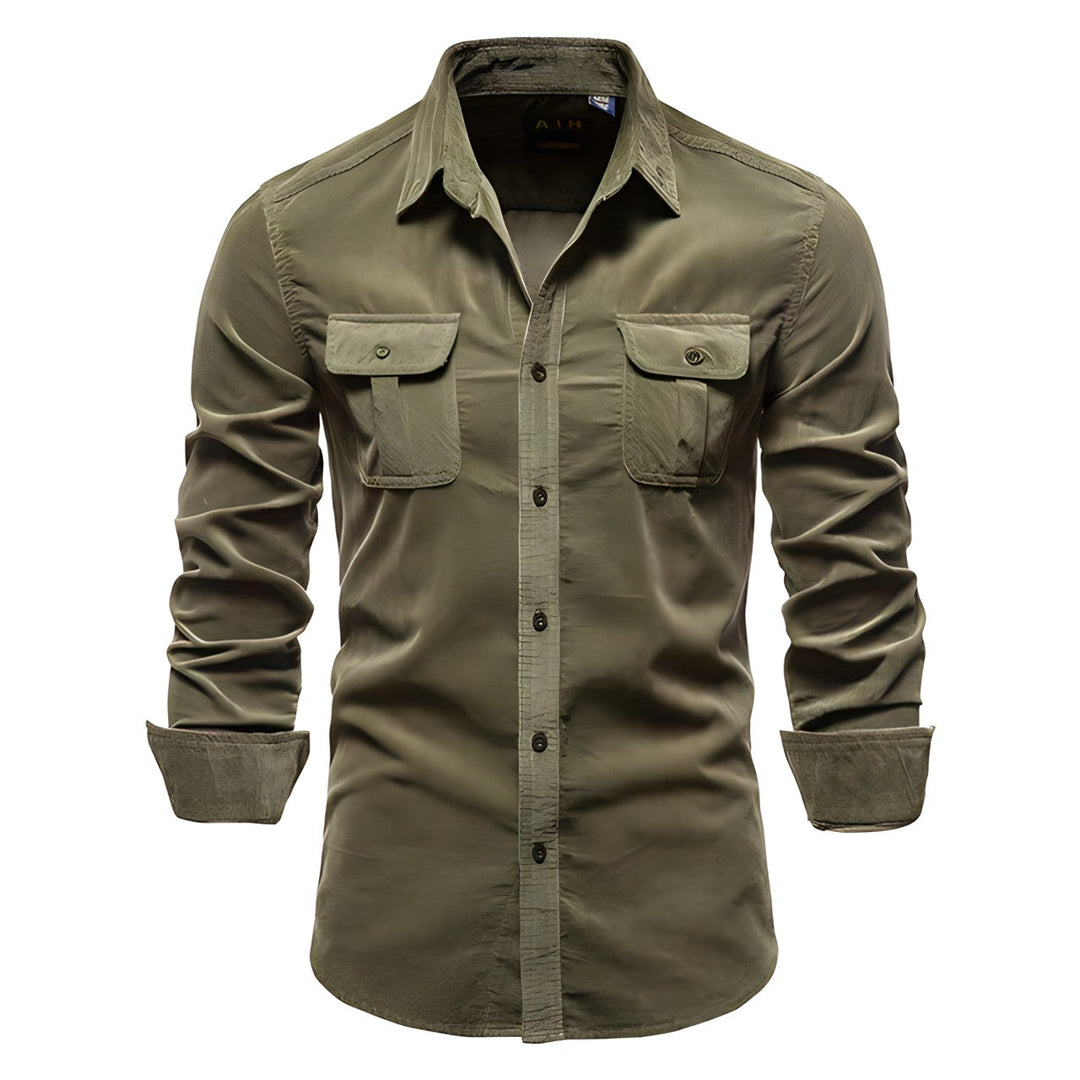 Ron | Eleganter Casual Langarmhemd für Herren