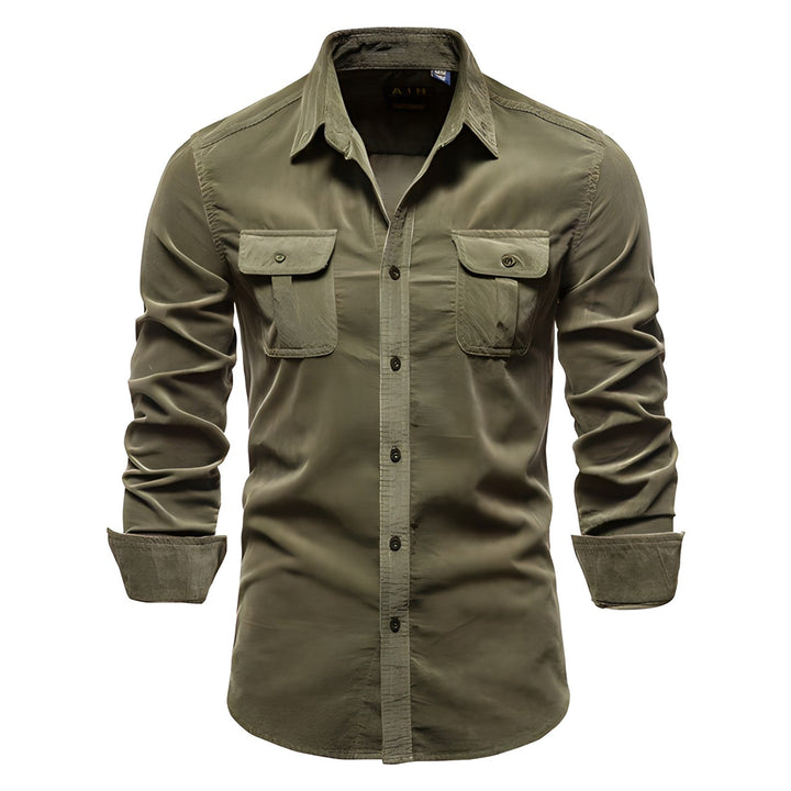 Ron | Eleganter Casual Langarmhemd für Herren