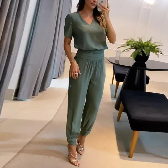 Arleth | Stylisches Oberteil- und Hosen-Set
