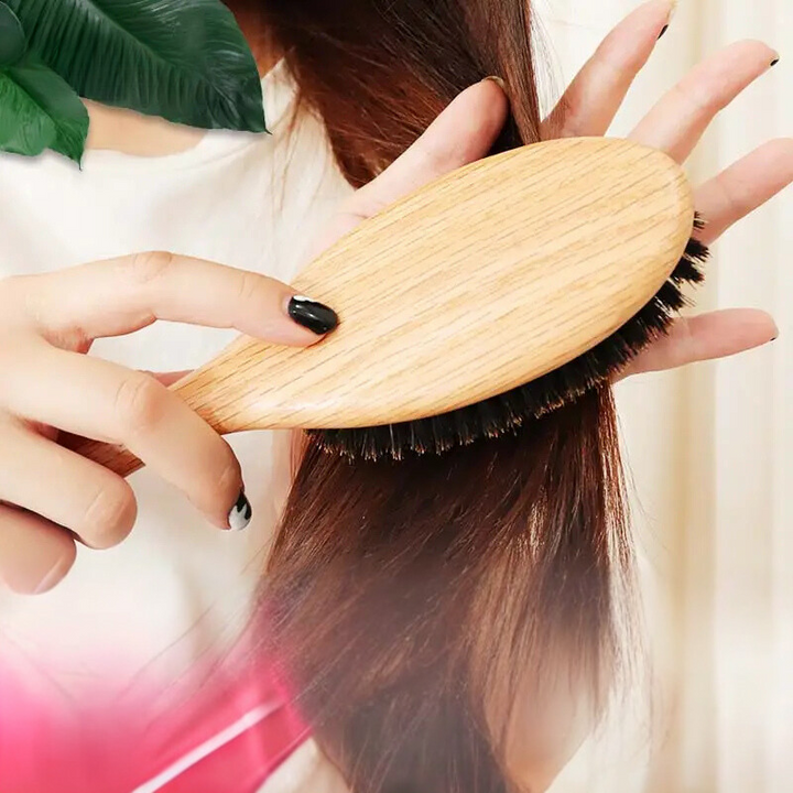 Naturease Comb - Premium -Holzhaarbürste zum Glätten und Styling-3