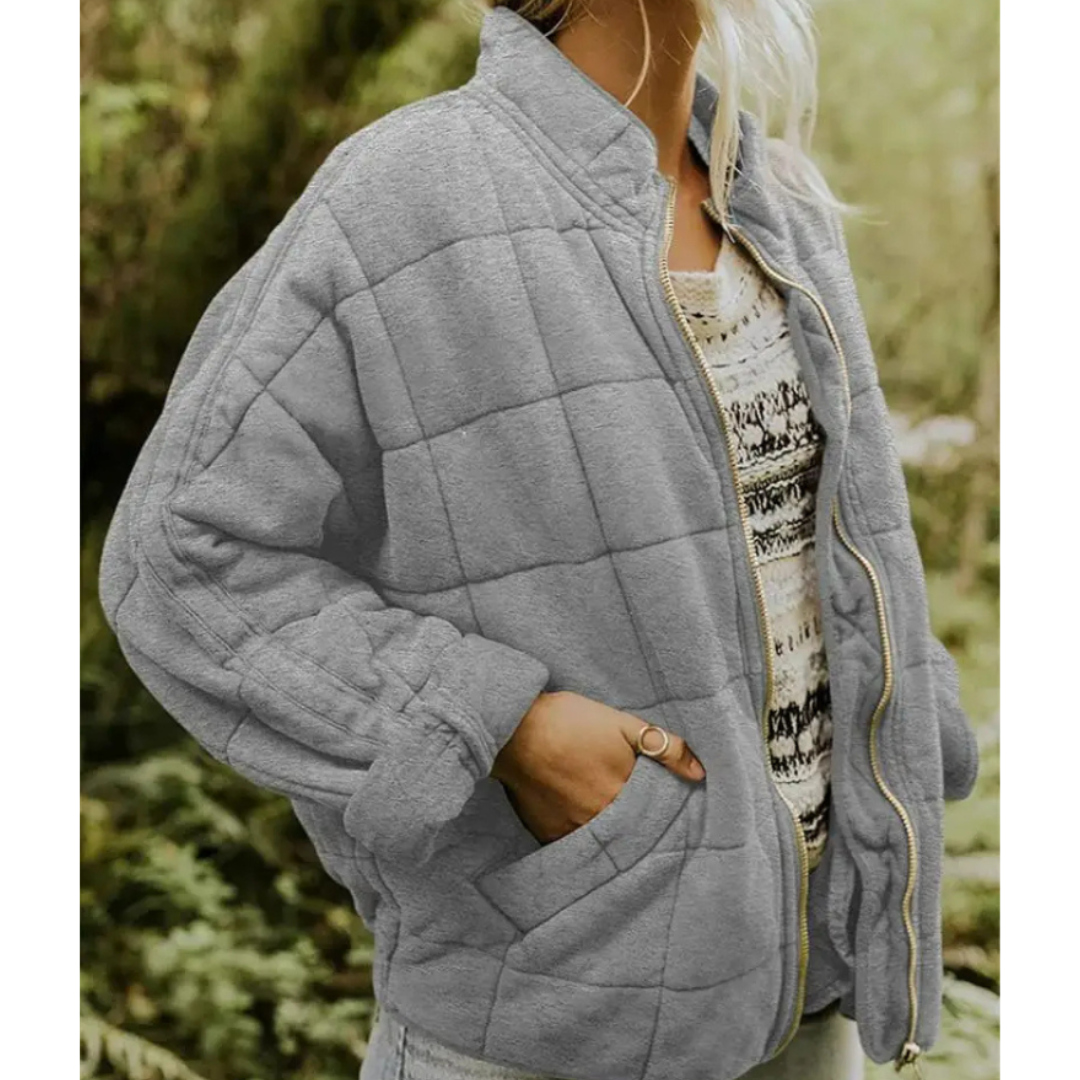 Angeline | Gemütliche Damen-Winterjacke mit Reißverschluss