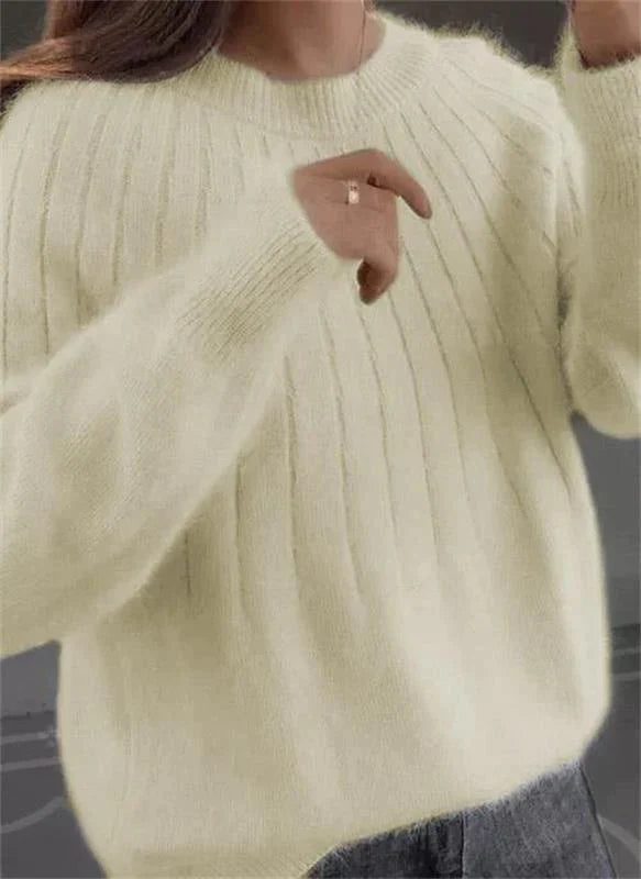 WINIFRED | Weicher Kaschmir-Strickpullover