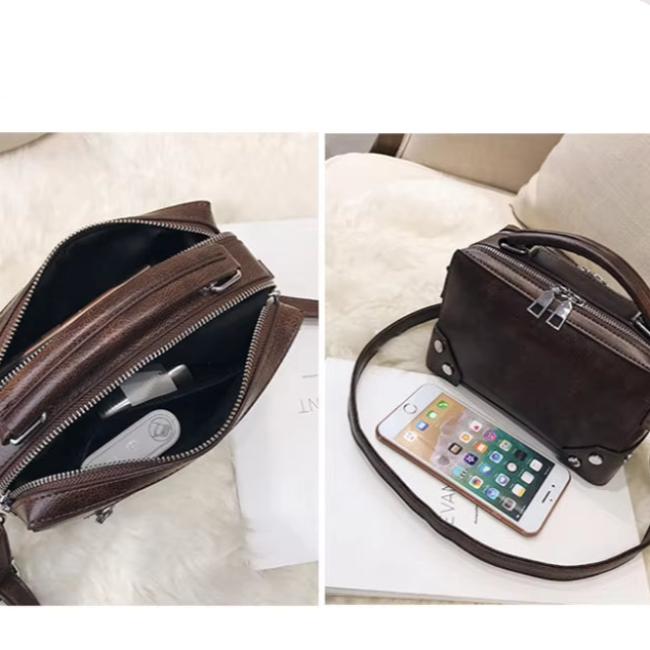 Clara | Vintage Schultertasche