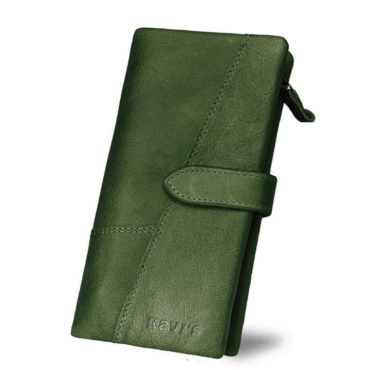 Berkley | RFID-sichere Vintage-Leder-Reisegeldbörse