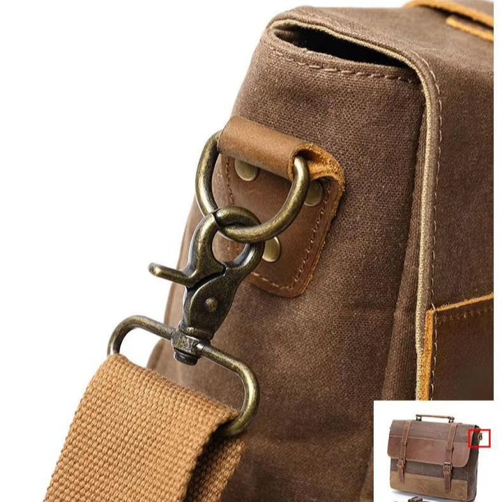 Jack | Vintage Wasserabweisende Canvas Umhängetasche Reisetasche