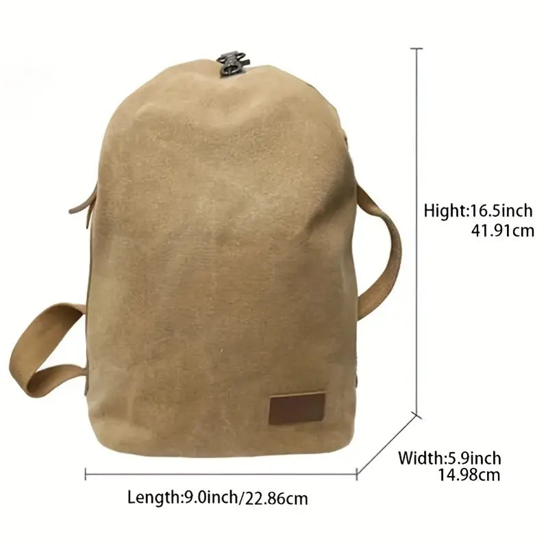 Finn | Große Vintage Canvas Umhängetasche Reisetasche