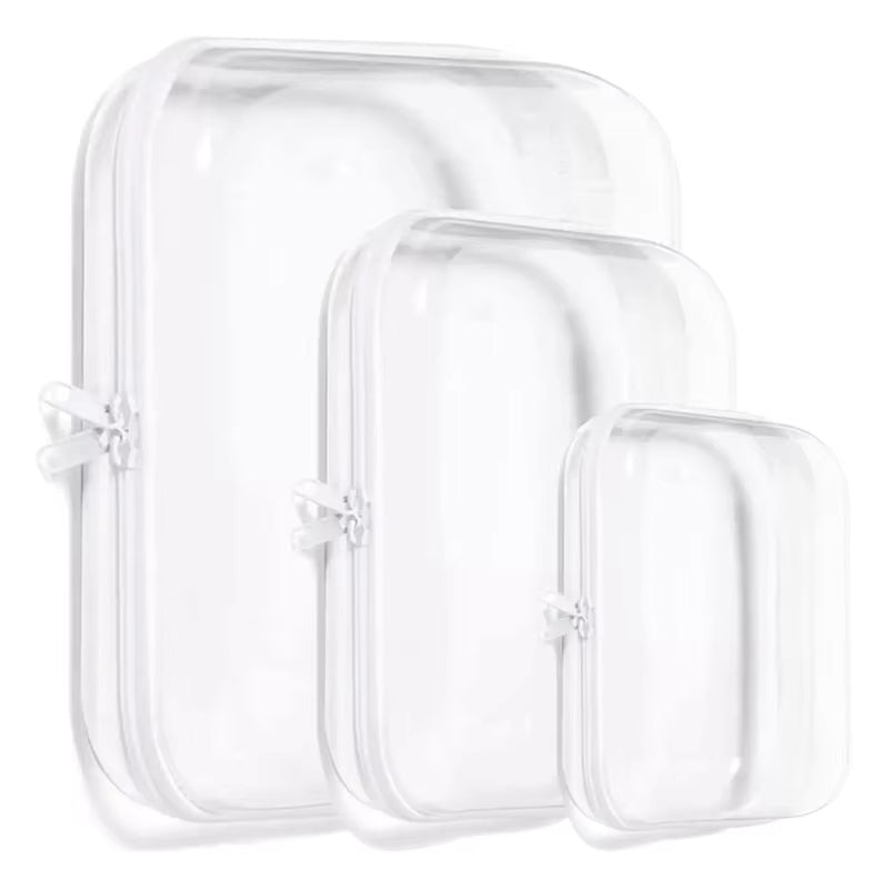 Ensley | Elegantes, Praktisches und Organisiertes Transparente Taschen-Set