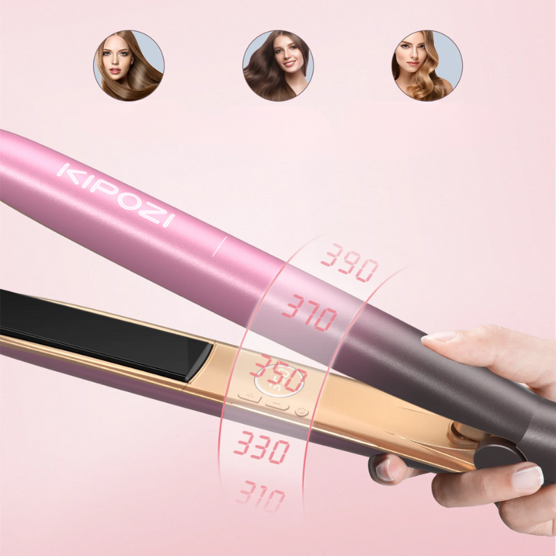 Stylelux - roségoldes Haarglätter & Locken-2