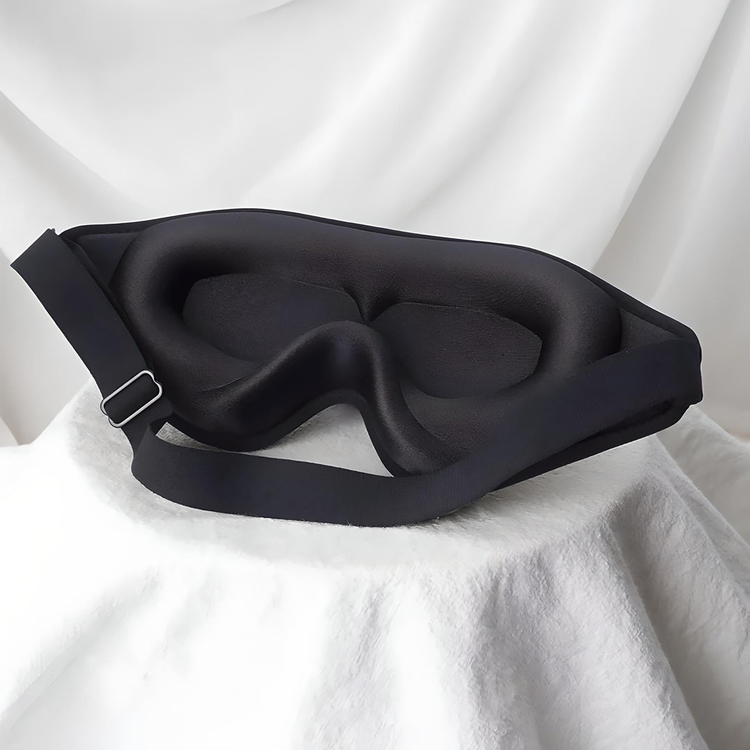 Traumhafte Reise | Luxuriöse Memory-Schaum Schlafmaske für unterwegs