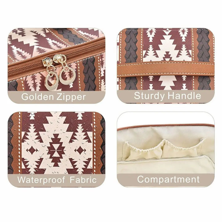 Dakota | Stilvolle Bohemian Design Reise-Essentials Tasche