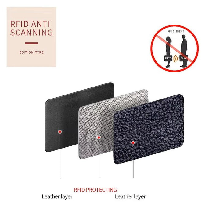 Maisy | RFID-blockierende Reißverschluss-Reisegeldbörse aus Kunstleder