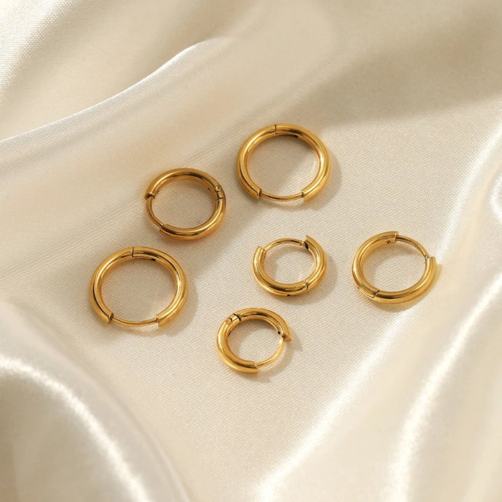 Tricia | Dezente Goldene Ohrringe – Ideal für Jeden Anlass