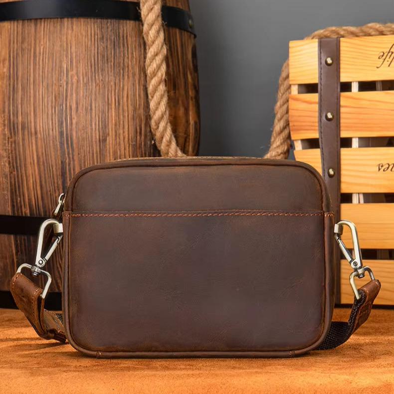 Ethan | Premium Rinderleder Leren Crossbody Sling Tasche
