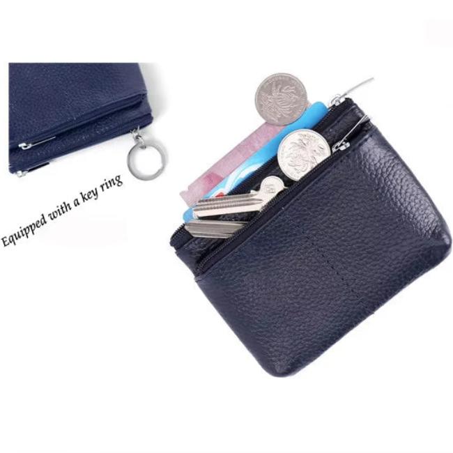 Arely | Kompakte Reisetasche aus echtem Leder mit Schlüsselhalter