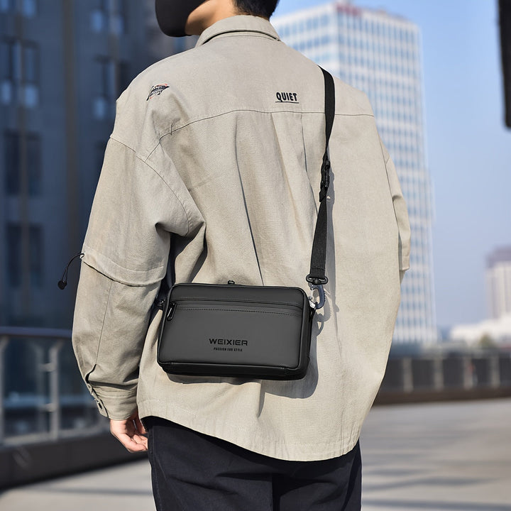 Max | Nylon Schultertasche mit mehreren Fächern
