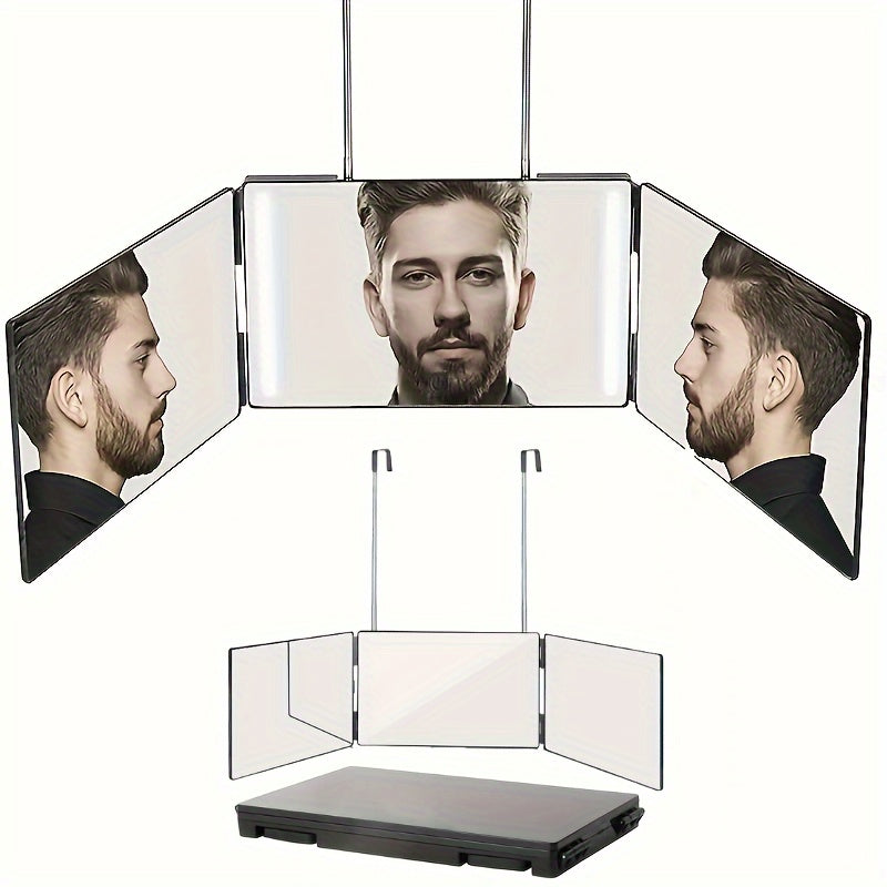 Glamaura - rotierender 3 -seitiger Spiegel zum Styling-2