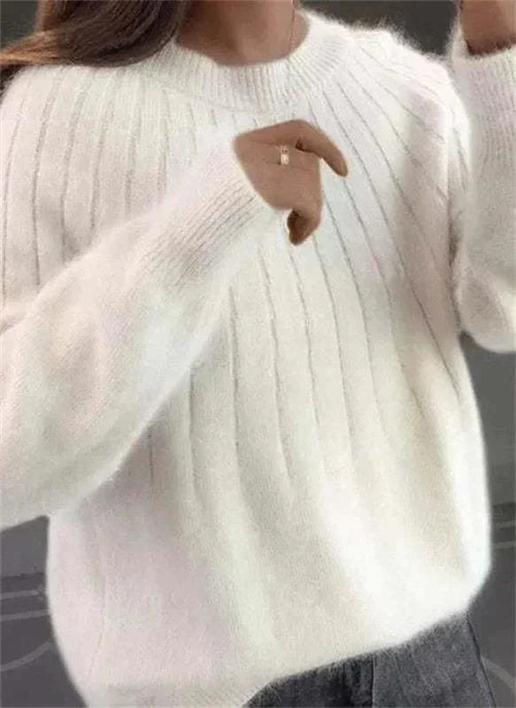 WINIFRED | Weicher Kaschmir-Strickpullover