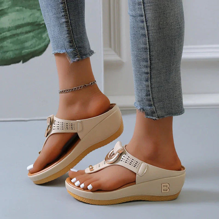 ADELAIDE | Wedge Sandalen