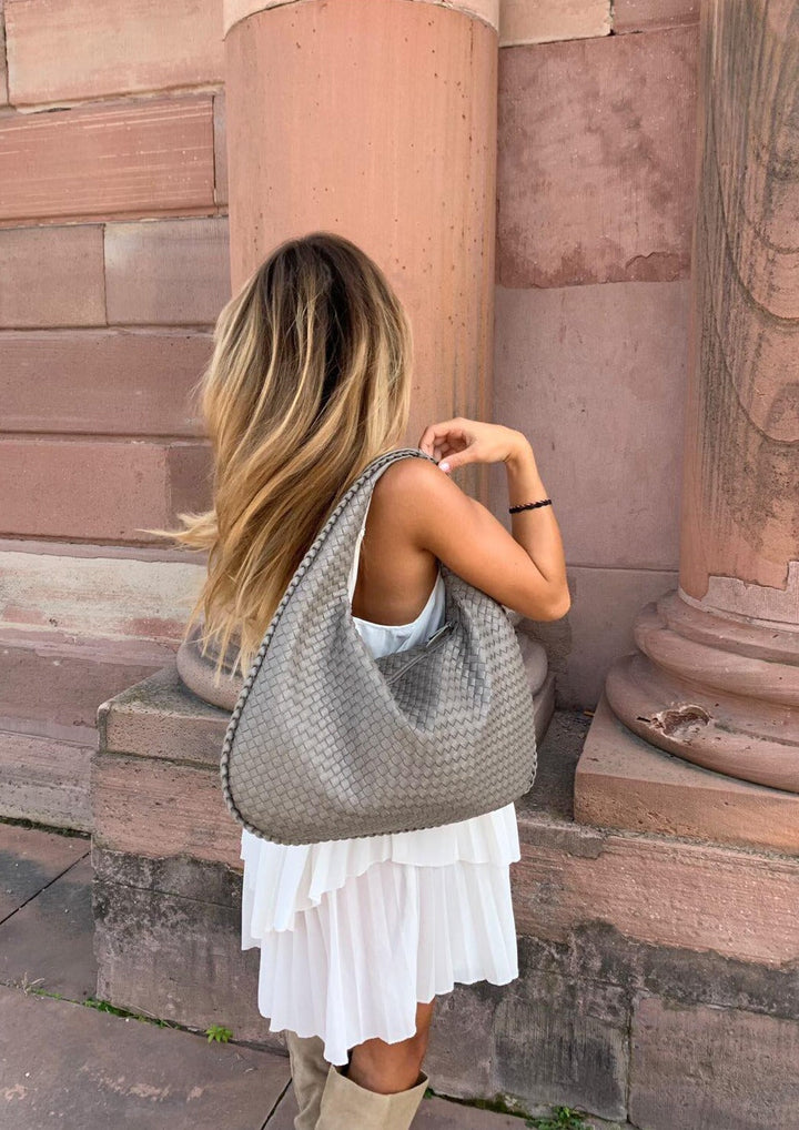 Eileen | Geflochtene Hobo-Tasche - Zeitlos & Vielseitig