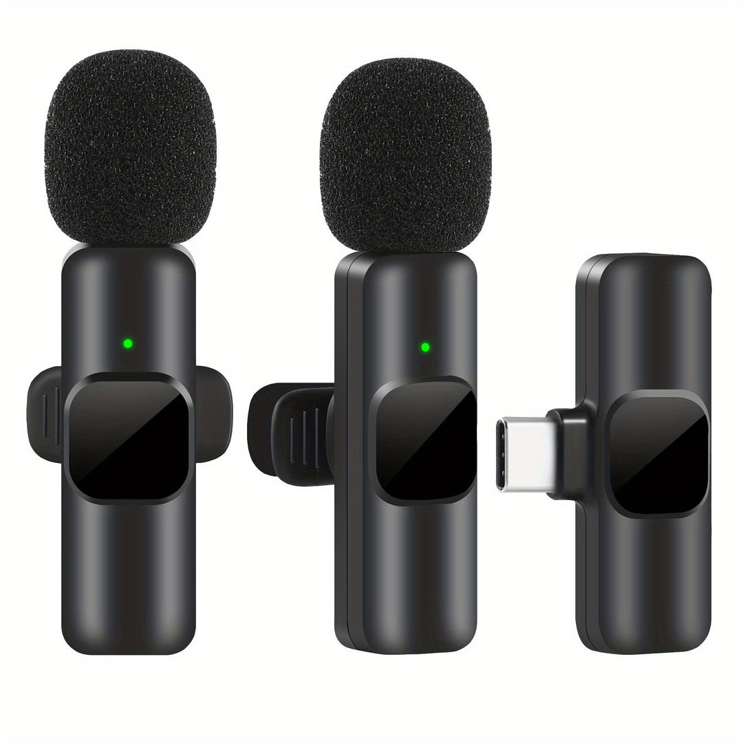 Wireless Lavalier-Mikrofon für Videoaufnahmen und Live-Streaming-Kompaktes Design mit hoher Klangqualität und USB-C-Verbindung-4