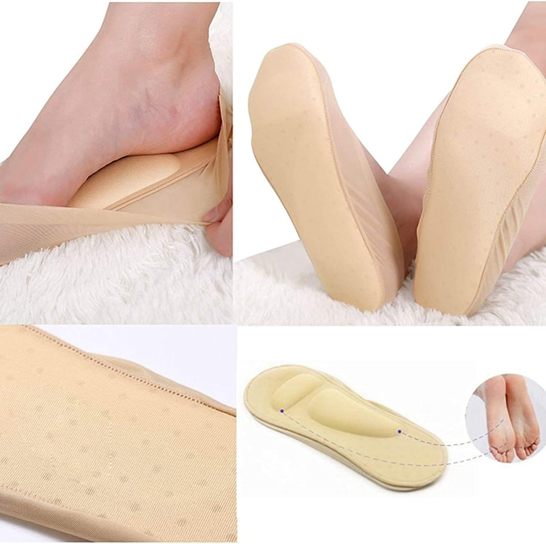 3D -Bogen -Support -Socken für Frauen - atmungsaktives, rutschfestem Griff, stilvolles Design-5