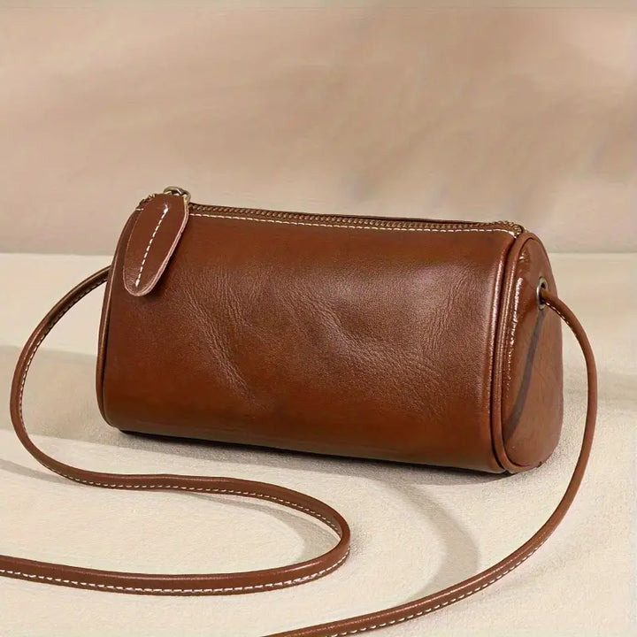 Eva | Kleine Vintage-Stil Leder Schultertasche